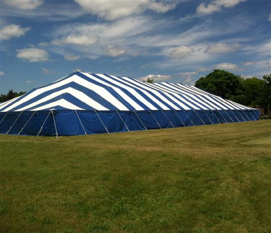 Rental store for 60w Striped,Blue and White, 60x120 in Ann Arbor MI